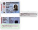 Figure 7: On the left, we have our input image. And on the right, we have the MRZ region that has been successfully detected.